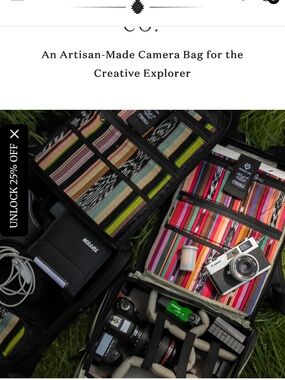 ISO WANDRD AND NENA & CO PHOTO BAG